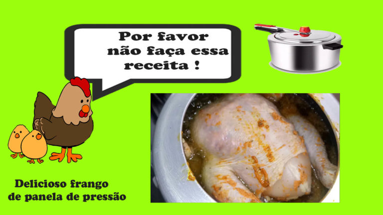 FRANGO NA PANELA DE PRESSÃO