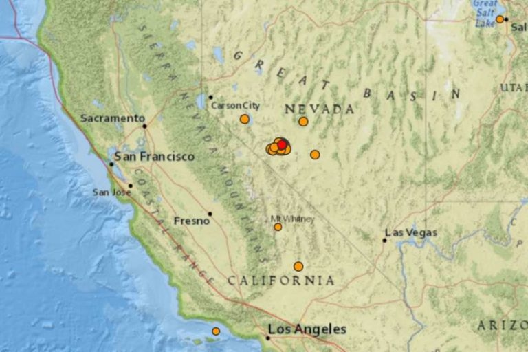 Terremoto de Nevada: terremoto de magnitude 6,5 atinge o estado dos EUA