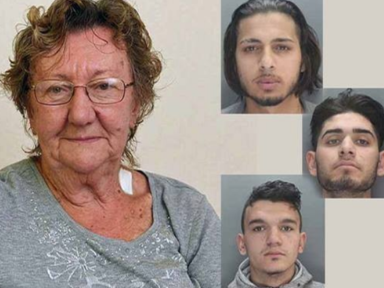 Uma avó de 77 anos dá uma lição aos três ladrões que tentavam roubá-la