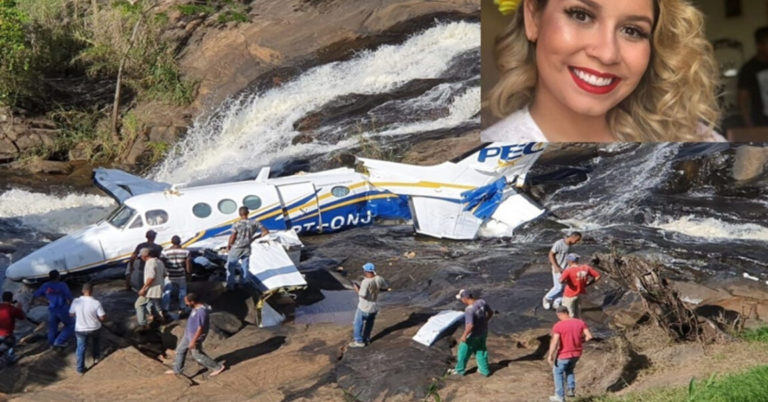 Avião com cantora Marília Mendonça cai em Caratinga, no interior de Minas Gerais
