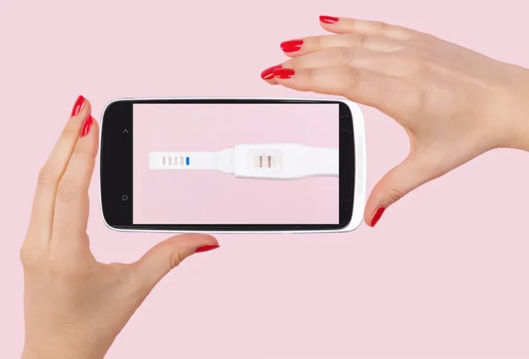 prueba de embarazo con celular