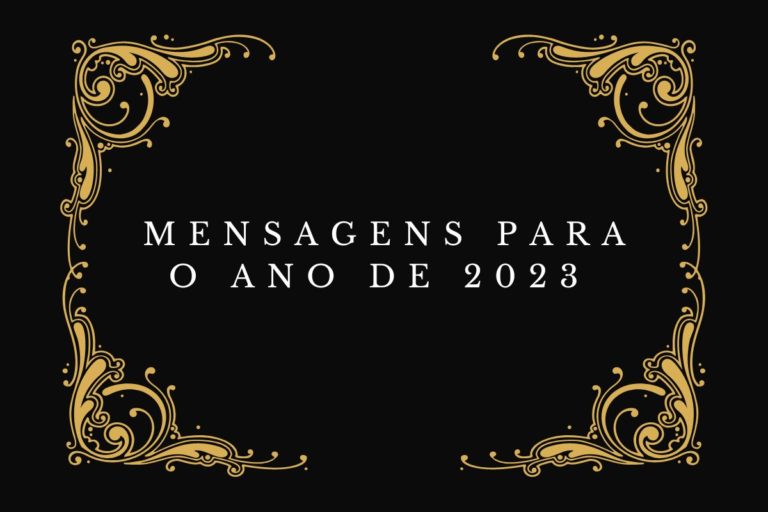 Mensagens para o ano de 2023