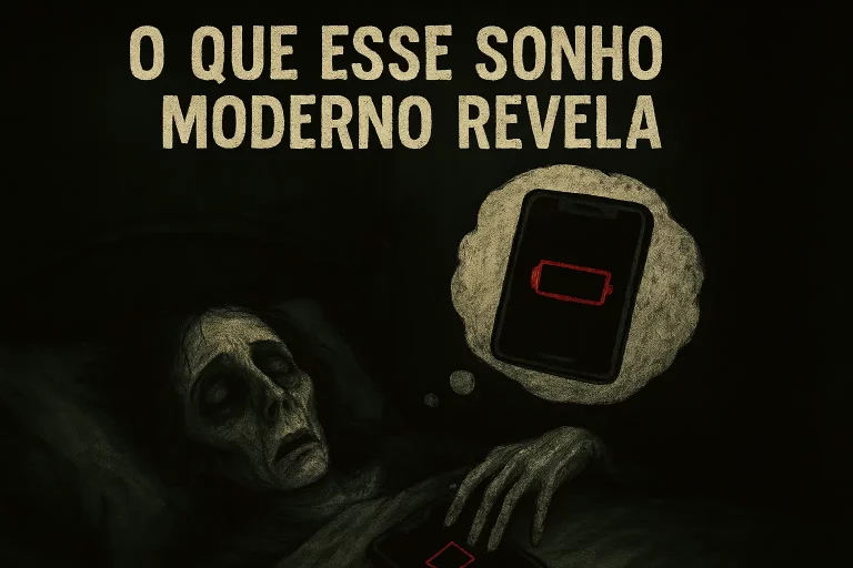 📱 Sonhar com celular descarregado: o que esse sonho moderno revela