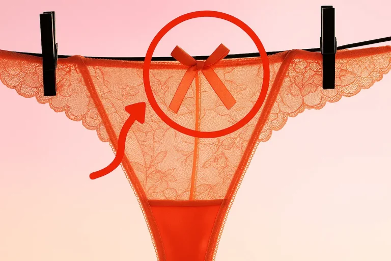 Por que tem um laço nas calcinhas?