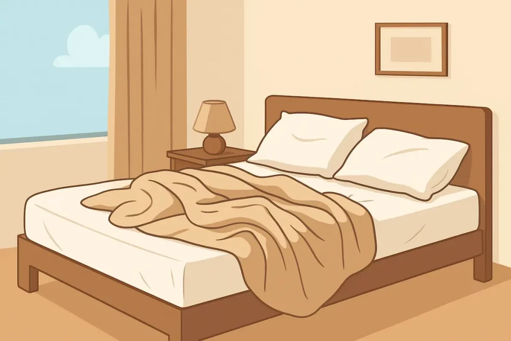 O que significa ter a cama sempre desorganizada, segundo a psicologia