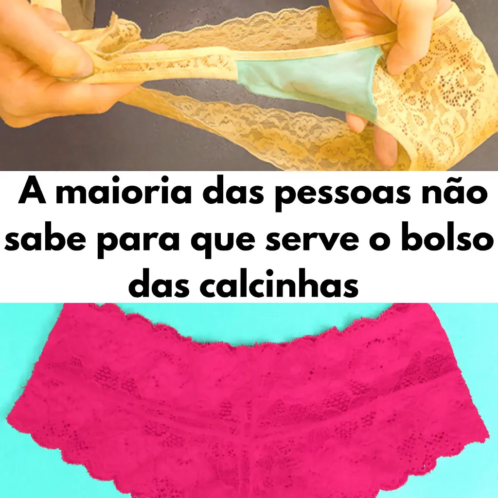 Para que serve o bolso das calcinhas
