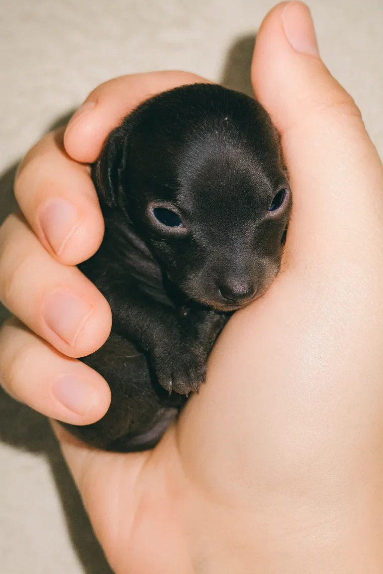 O que parecia um filhote de cachorro