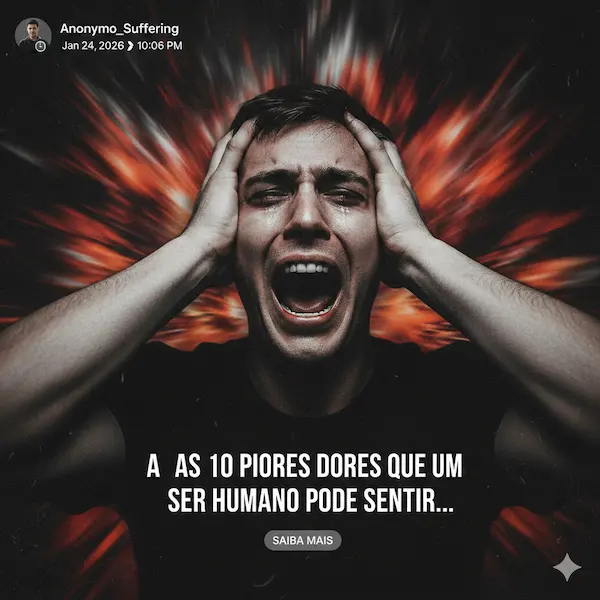 10 Piores Dores que um Ser Humano Pode Sentir