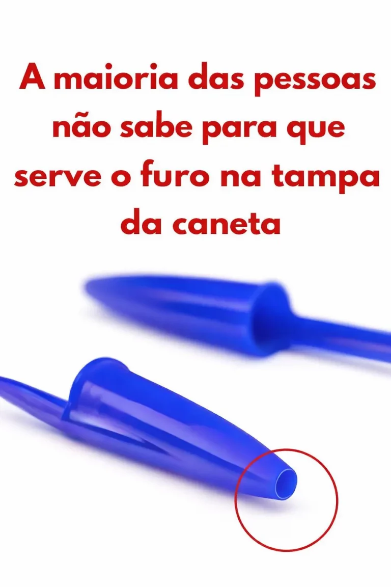 Para Que Serve o Furo na Tampa da Caneta?